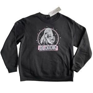 Vinyl Icons Blondie Graphic Fleece Sweatshirt NWT